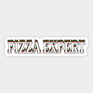 Pizza Expert Sticker
